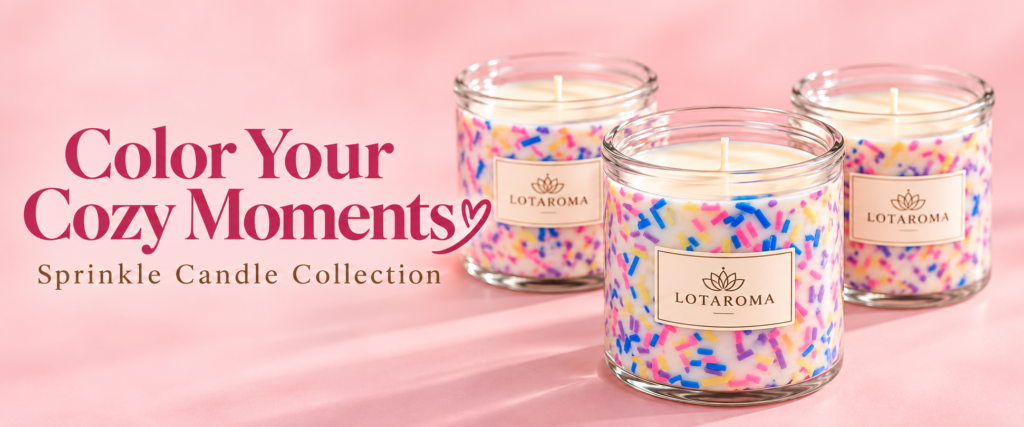 LOTAROMA Sprinkle Candle